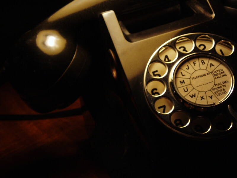 telephone to call a bail bondsman