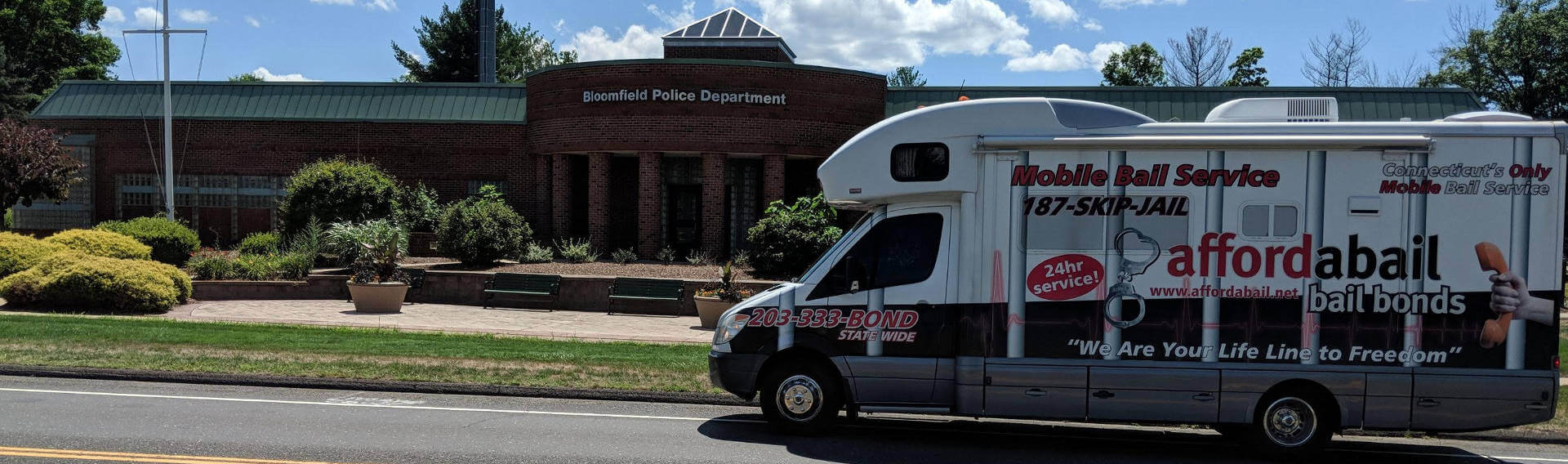 Mobile bail bonds service in Bloomfield, CT